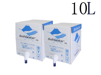 道志村の天然水doshiwater (10L×2箱）1セット